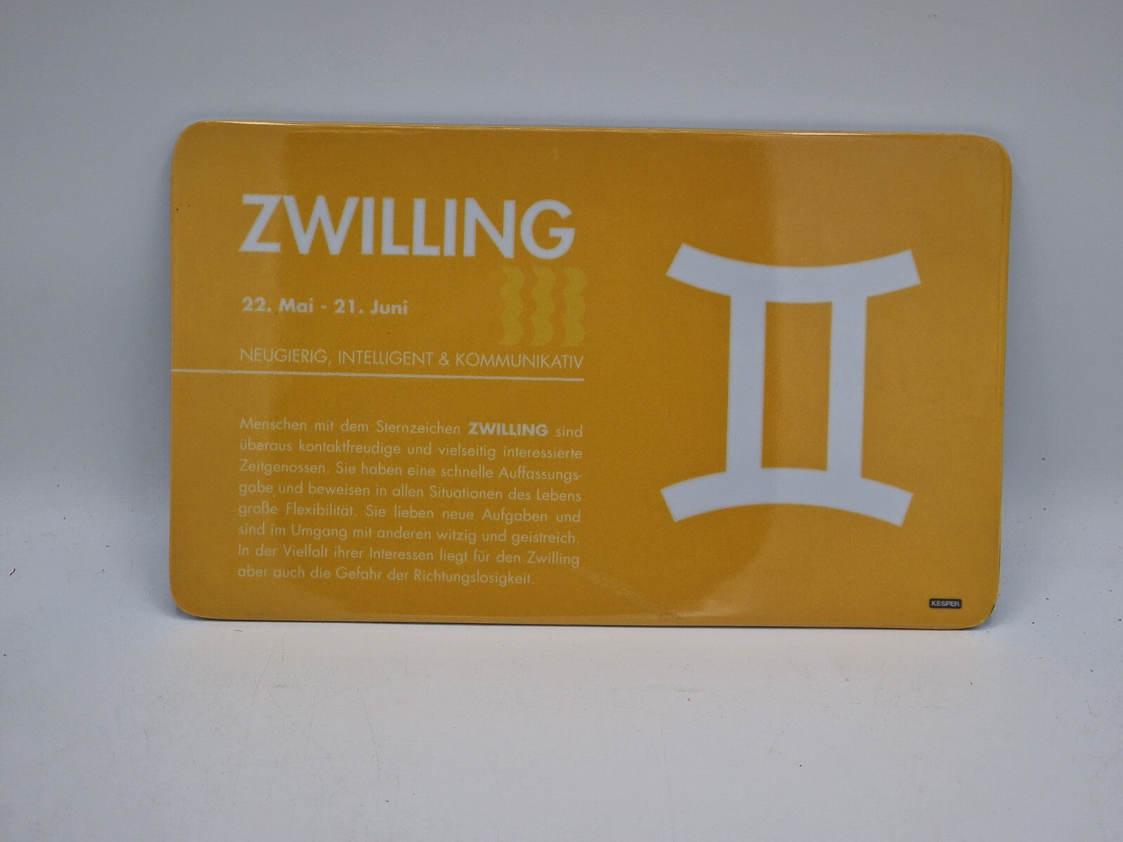 Kesper Frühstücksbrettchen 23,5cm x 14 cm Rutschfest